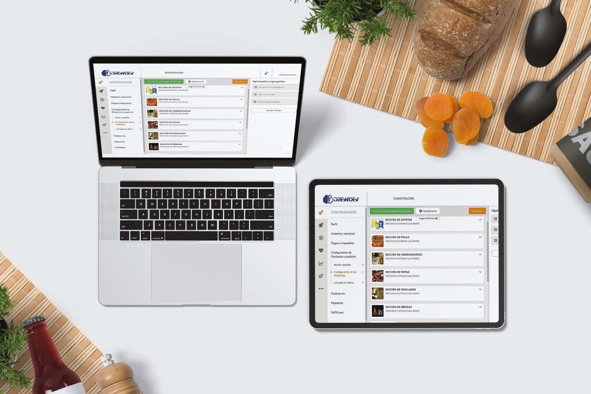 WEB DE ADMINISTRACIÓN